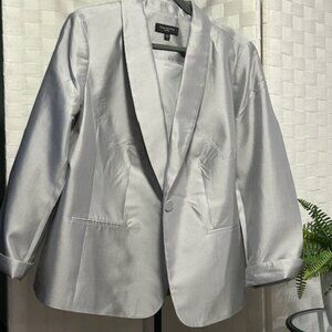 Dressy Silver Blazer